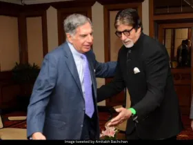 Amitabh Bachchan and Ratan Tata 