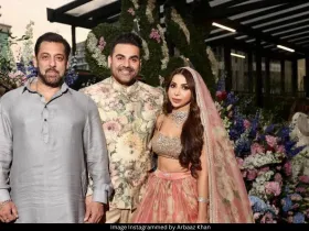 Salman Khan, Arbaaz Khan and Sshura Khan 