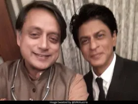 Shah Rukh Khan Shashi Tharoor 