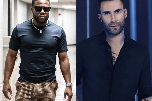 Kevin Hart and Adam Levine
