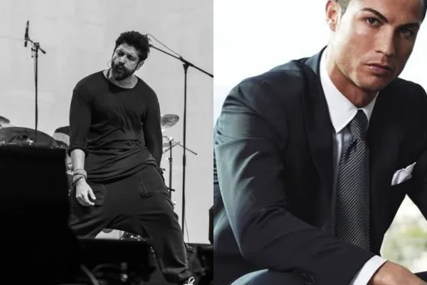 Farhan Akhtar and Ronaldo 