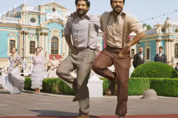 screengrab of naatu naatu song