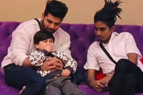 Shiv Thakare, Abdu Rozik and MC Stan 