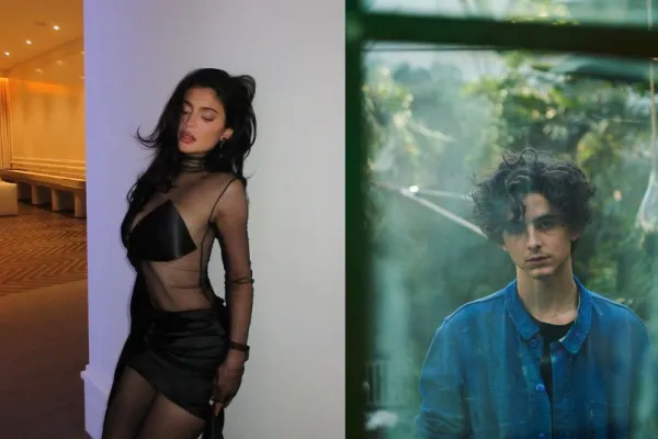 Kylie Jenner and Timothee Chalamet 