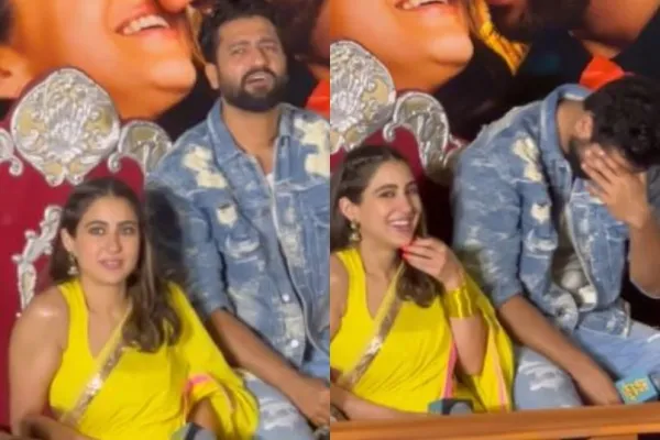 Vicky Kaushal and Sara Ali Khan left speechless. 