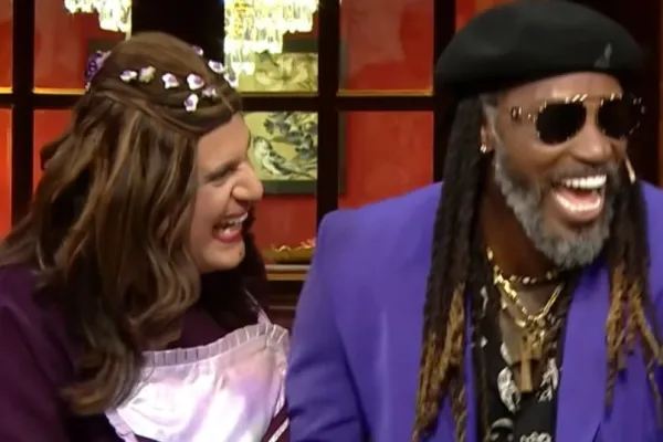 Krushna Abhishek and Chris Gayle