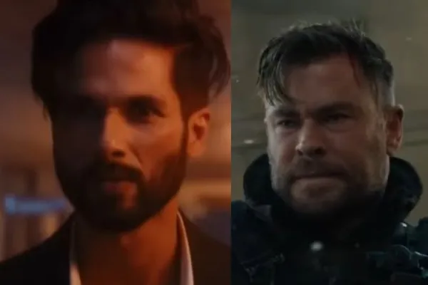 Shahid Kapoor and Chris Hemsworth 