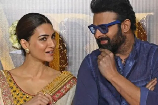 Kriti Sanon and Prabhas 
