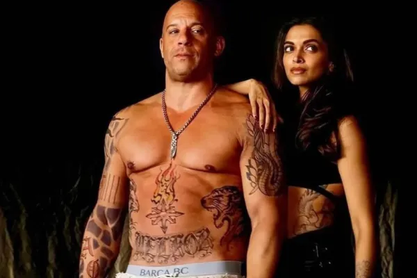 Vin Diesel and Deepika Padukone 