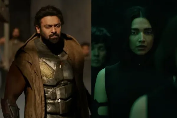 Prabhas and Deepika Padukone 
