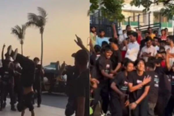 SRK dance Mannat 