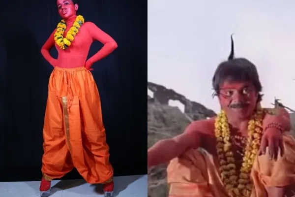 Uorfi Javed and Rajpal Yadav 