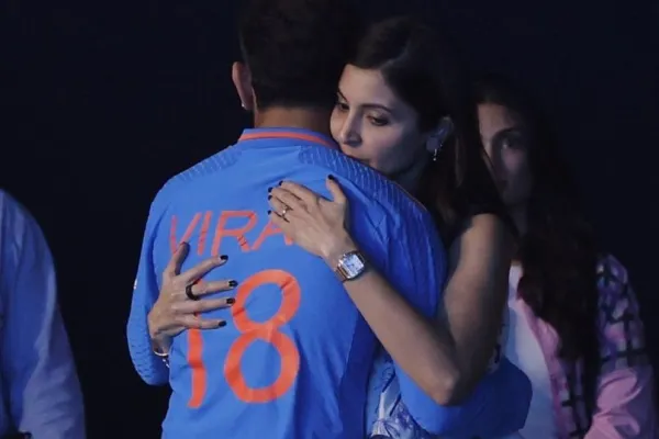 Anushka Sharma and Virat Kohli 