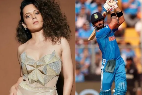 Kangana Ranaut and Virat Kohli 