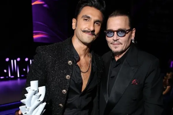 Ranveer Singh and Johnny Depp 