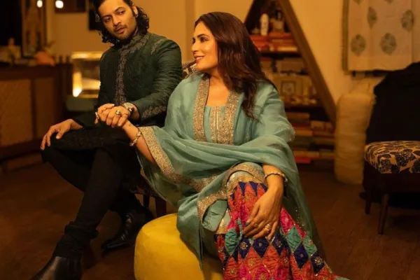 Ali Fazal and Richa Chadha 