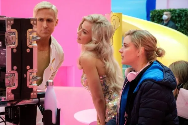 Ryan Gosling, Margot Robbie and Greta Gerwig 