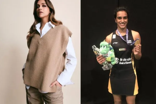 Deepika Padukone and PV Sindhu 