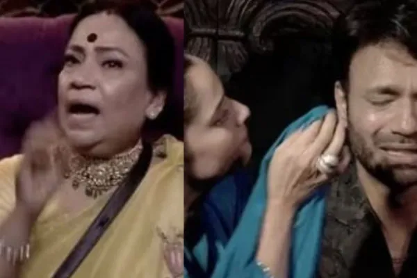 Ankita Lokhande, Vicky Jain and his mother 