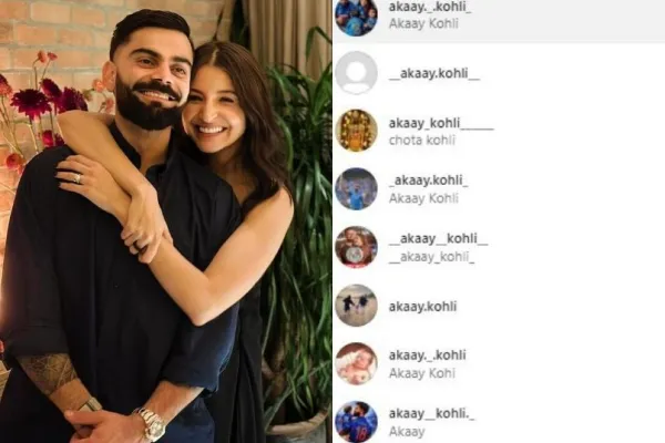 Virat Kohli, Anushka Sharma and Akaay 