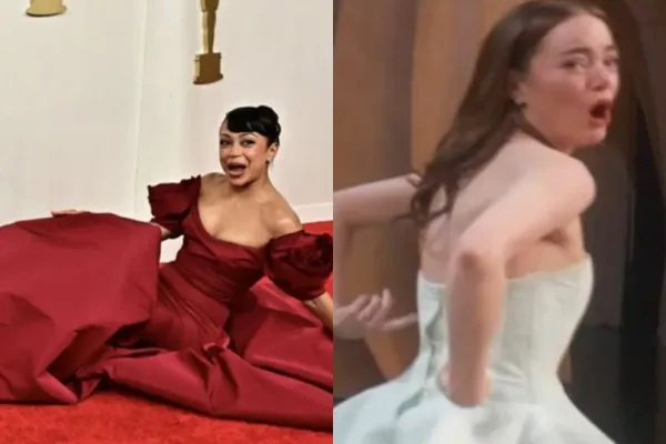 Liza Koshy and Emma Stone 