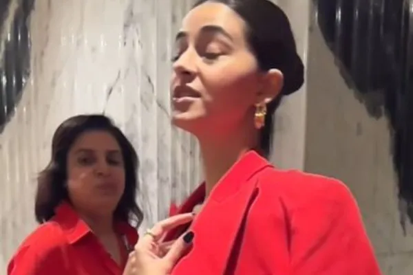 Farah Khan and Ananya Panday 