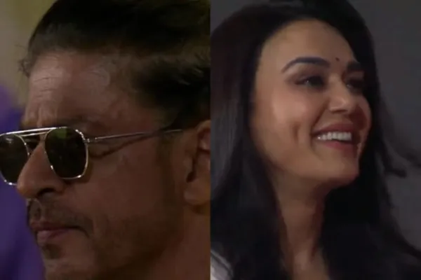 SRK and Preity Zinta 