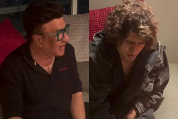 Anu Malik and Sonu Nigam 