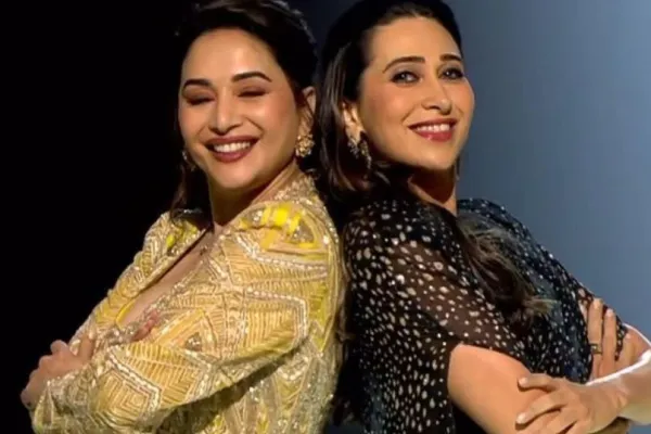 Madhuri Dixit and Karisma Kapoor 