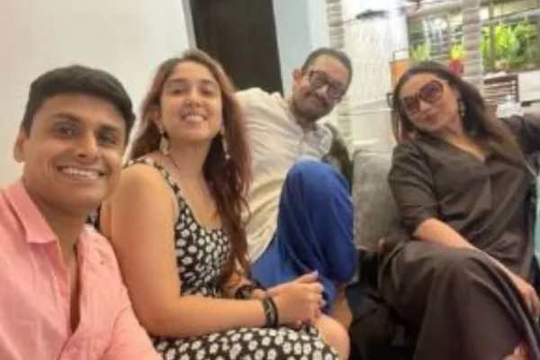 Nupur Shikhare, Ira Khan, Aamir Khan and Rani Mukerji 