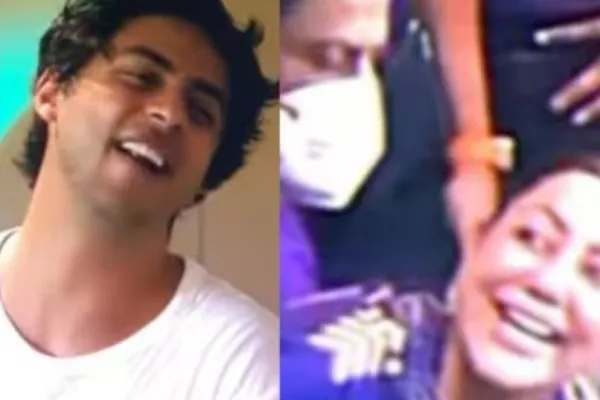 Aryan Khan and Gauri Khan 