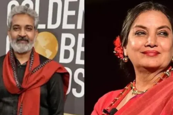 SS Rajamouli and Shabana Azmi 
