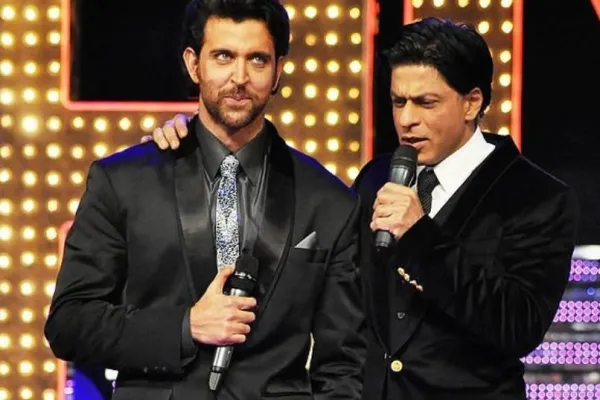 Hrithik Roshan and SRK 