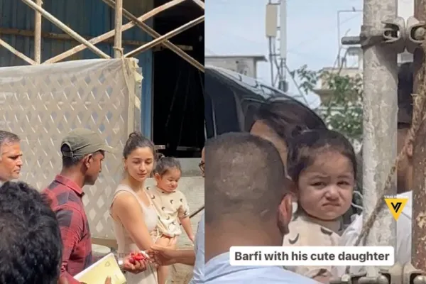 Raha, Ranbir Kapoor and Alia Bhatt 