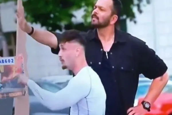 Asim Riaz and Rohit Shetty 