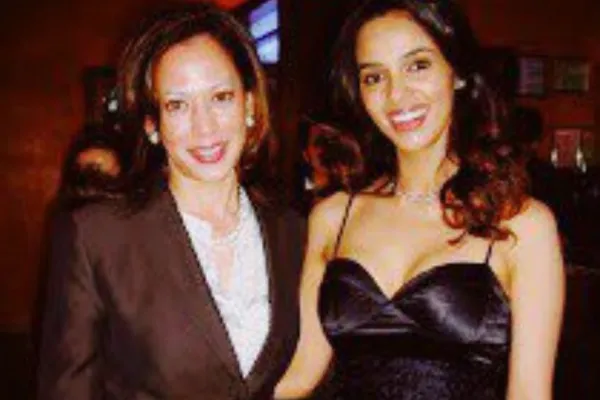 Mallika Sherawat and Kamala Harris 