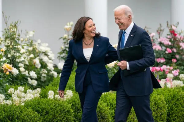 Joe Biden and Kamala Harris 