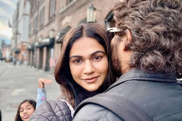 Allu Arjun and Sneha Reddy 