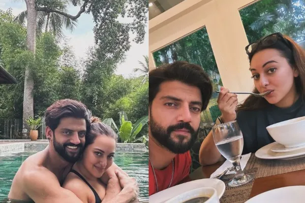 Sonakshi Sinha and Zaheer Iqbal 