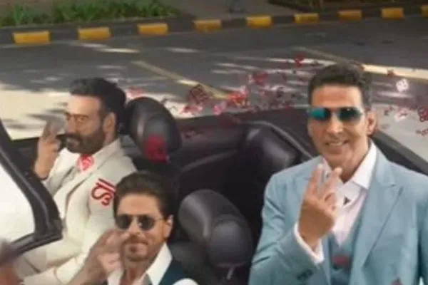 Ajay, SRK and Akshay 