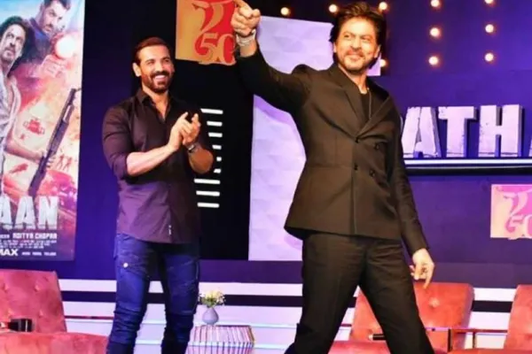 John Abraham and SRK 