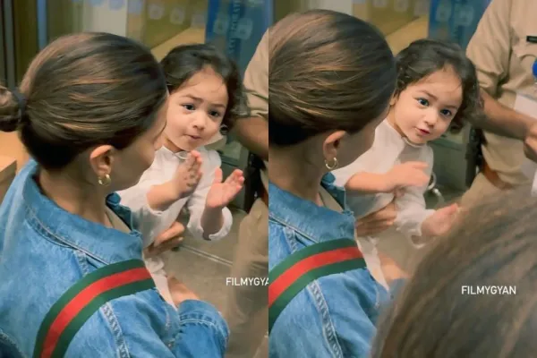 Alia Bhatt and Raha Kapoor 