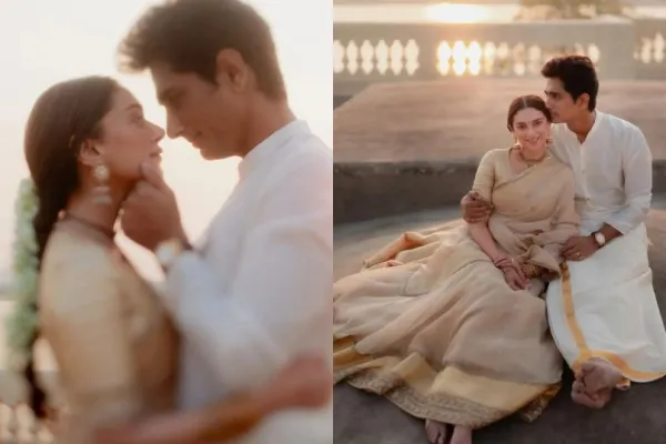 Aditi Rao Hydari and Siddharth 