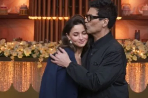 Alia Bhatt and Karan Johar 