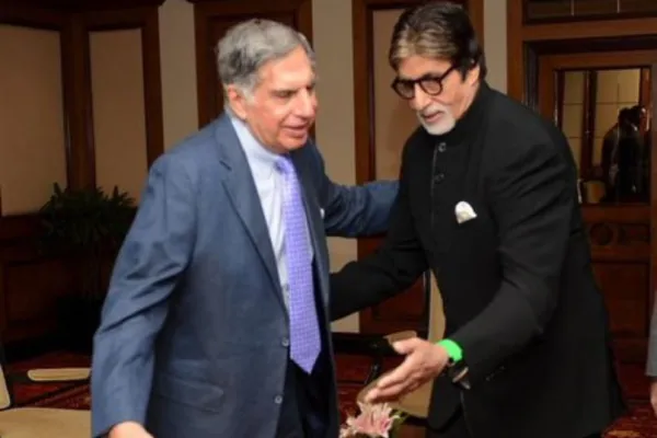 Amitabh Bachchan and Ratan Tata 